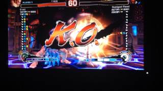 USF4: 25 Hit Desk Combo with E Honda performed in endless battle