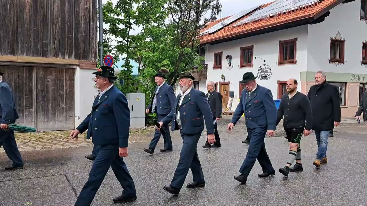 Himmelfahrt parade in Bad Bayersoien 29.05.2025