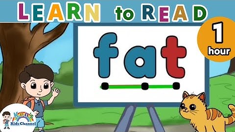 Learn to Read CVC Words + more Nursery Rhymes | Reading for Nursery, Kindergarten, and Grade 1