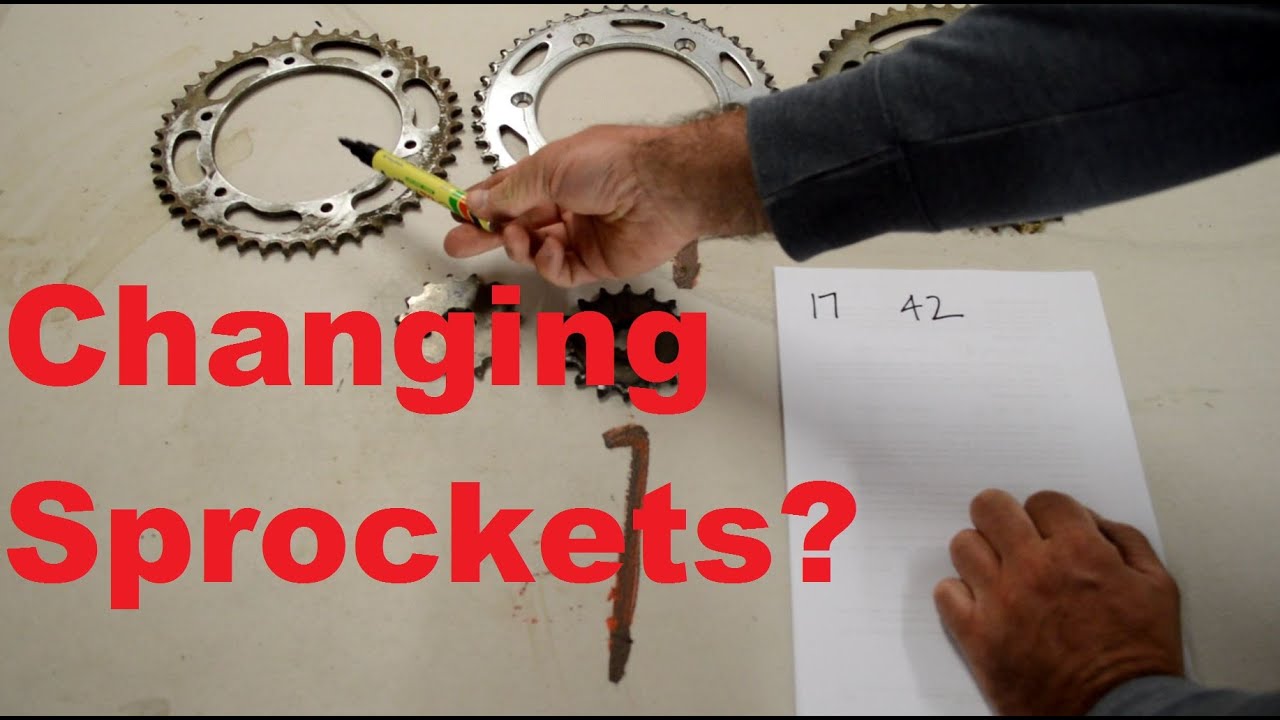 Motorcycle Sprocket Ratio Chart