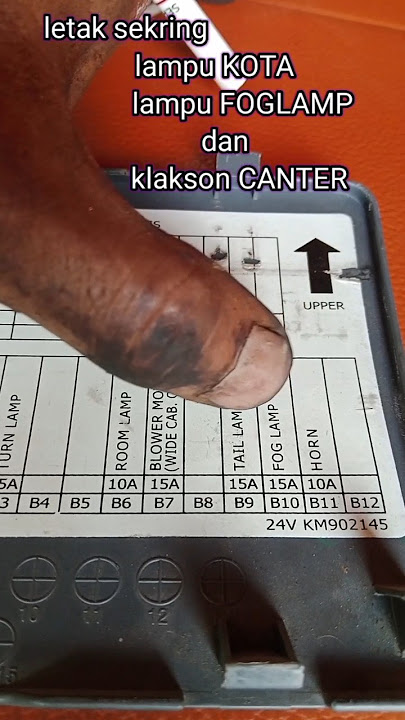 letak sekring lampu kota klakson dan foglamp canter #shorts  #otomotif  #short  #shortsvideo