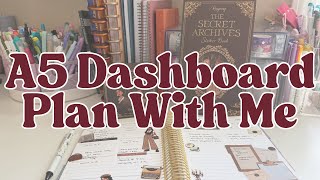 Weekly Plan With Me | A5 Dashboard Layout | Rongrong Stickers
