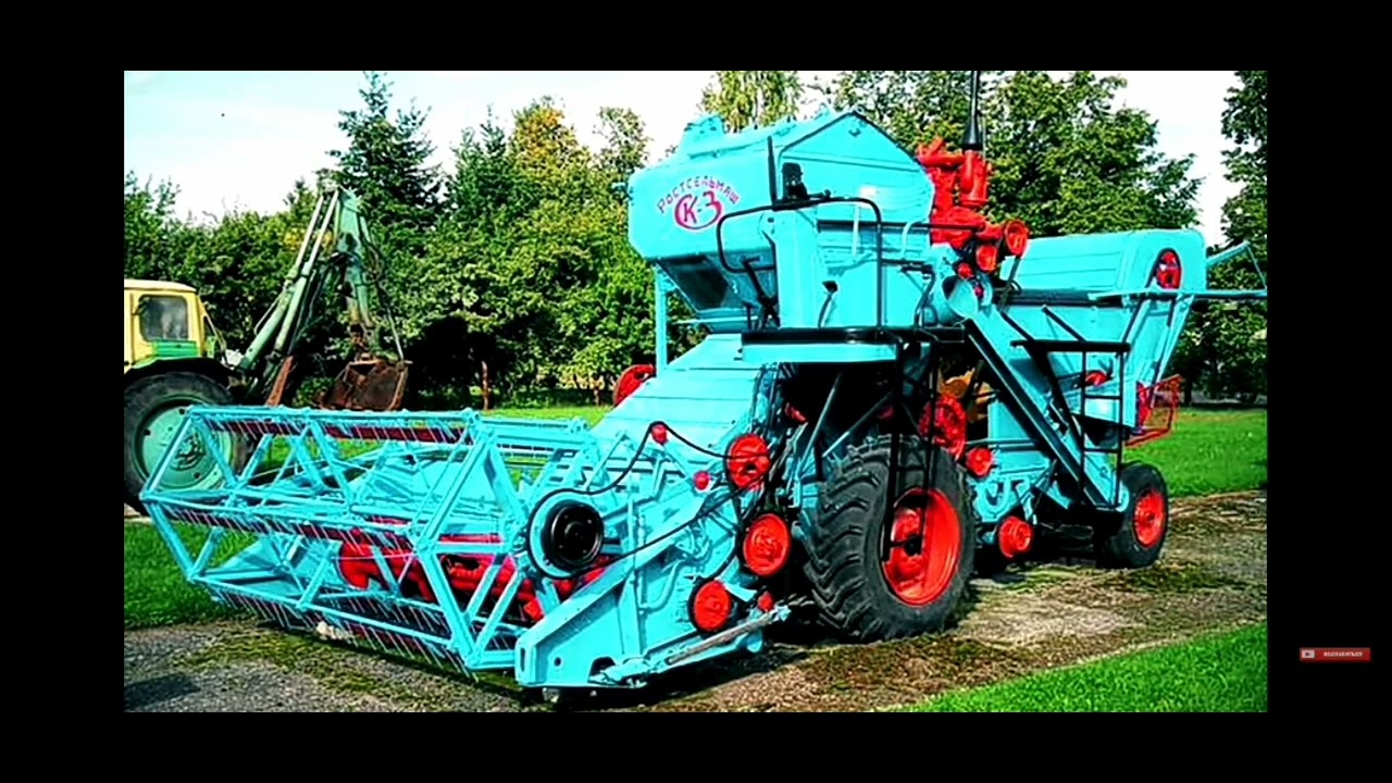 Комбайн СК-3 СК-4 - YouTube