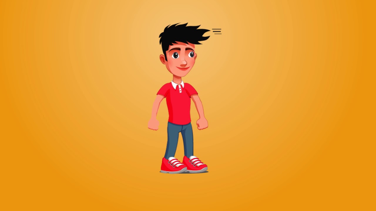 Say Hello animated Video - Character Animation After effects - YouTube