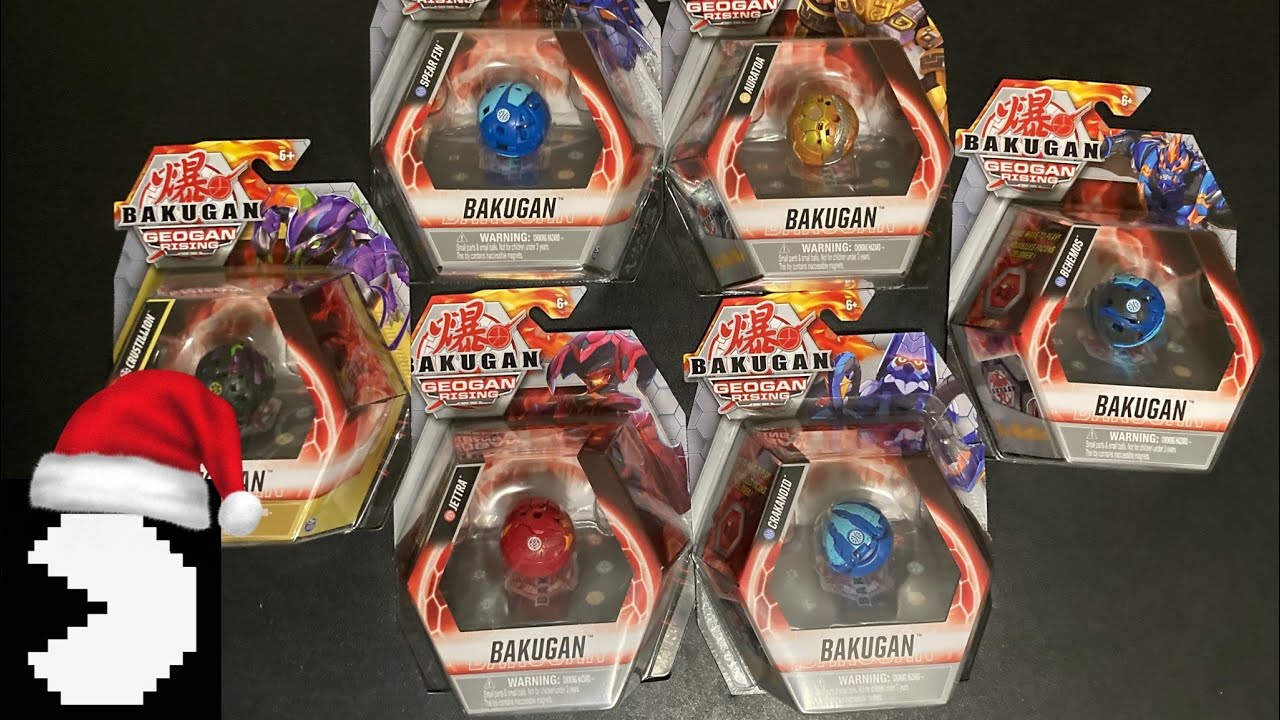 Jettra+Spearfin+Crackanoid+Behemos+Auratoa! Bakugan Geogan rising unboxing