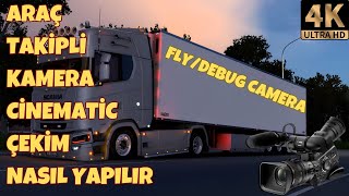 Ets 2 De Araç Taki̇p Etti̇rme Ci̇nemati̇c Çeki̇m Nasil Yapilir.ets 2 Flydebug Camera Ci̇nemati̇c