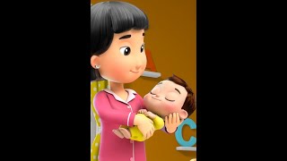 Mom has to put restless baby to sleep 😵💤 #littlebabybum #shorts | Nursery Rhymes for Babies