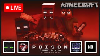 Minecraft Horror Map | Poison | Team Extreme live Day 01.
