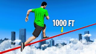 World's Longest Tightrope Race in GTA 5