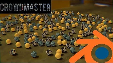 03.Random Material in Crowdmaster 1.3.2 - Blender 2.79 English Version