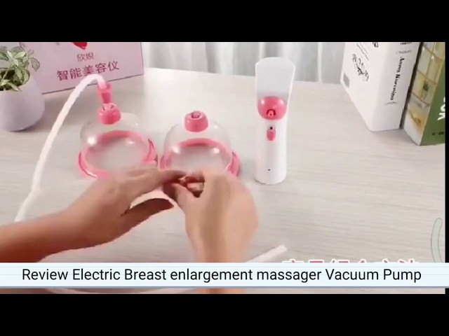 Review Electric Breast enlargement massager Vacuum Pump 