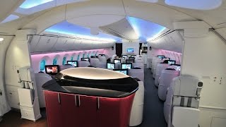 Qatar Airways Business Class Video Collection A319-A320-A340-A350-A380-B787