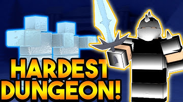 DEFEATING THE HARDEST DUNGEON (Winter Outpost Nightmare Hardcore) | ROBLOX: Dungeon Quest