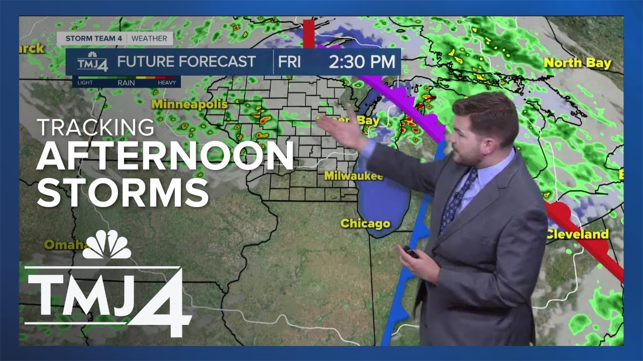 Southeast Wisconsin weather: Keeping an eye on afternoon storms - YouTube