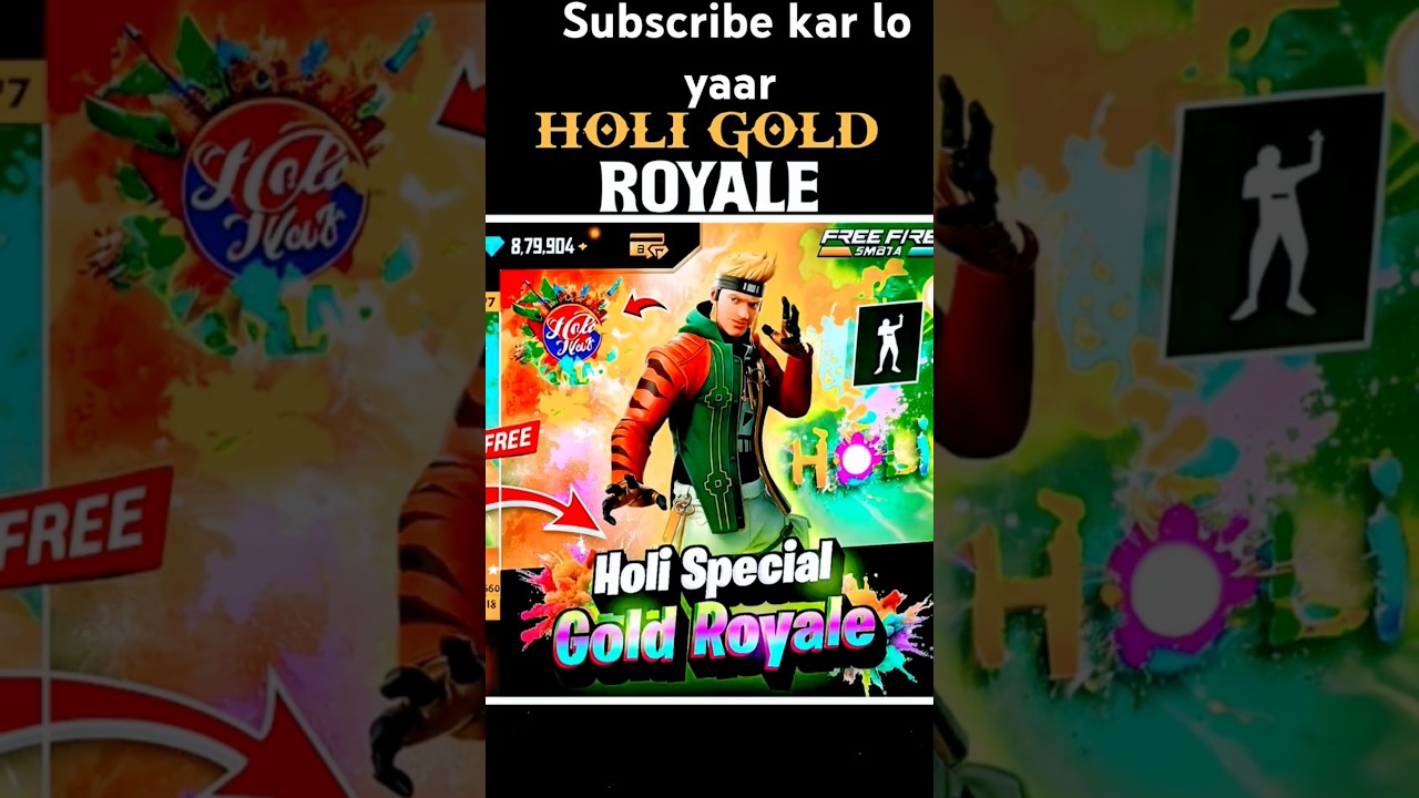 Holi Gold Royale 😱 || 