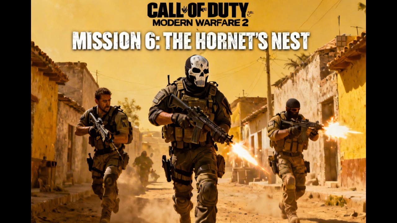 Call of Duty: Modern Warfare 2 – Mission 6 Walkthrough | The Hornet’s Nest Favela Escape
