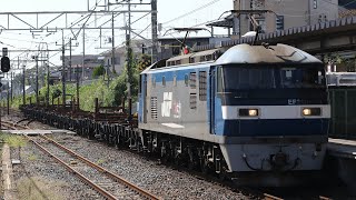 【送り込み回送】 EF210-161+チキ8両 蓮田駅通過