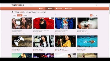 Template 1 - Color Scheme 6 (For Video Website)