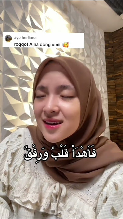 Roqqot aina🤎 #nissasabyan #sabyan #sholawat