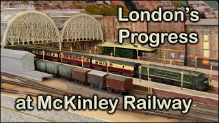 73. Progress in London Station  at McKinley Railway.