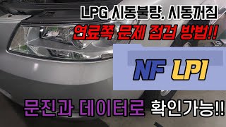 NF소나타 LPG(LPI) 시동꺼짐, 시동불량....현/기 LPG 점검방법!!