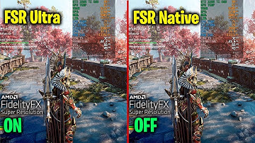 GodFall FidelityFX Super Resolution Native vs Ultra | GTX 1660 Ti | i7 9750H | AMD FSR OFF vs ON