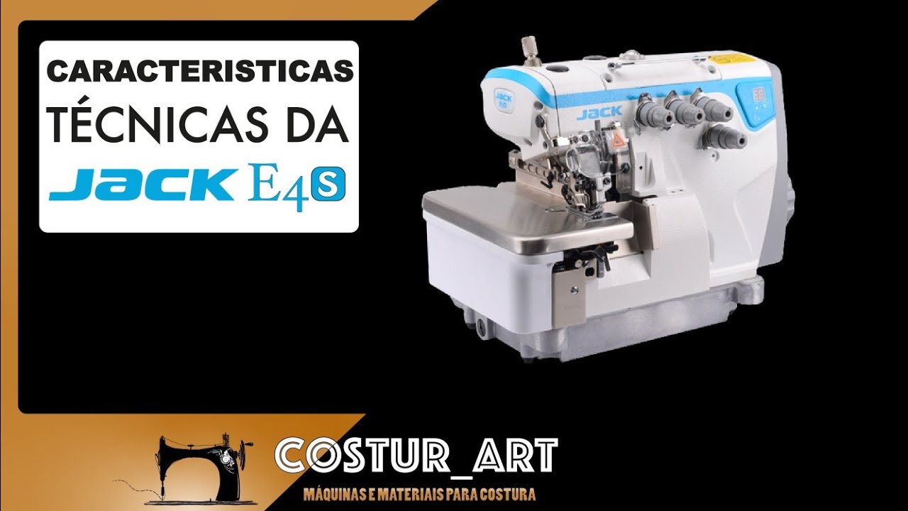 Características e funcionalidades da Corta e Cose JACK E4s (Facebook Live)