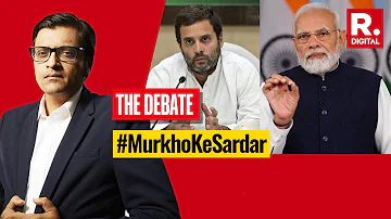 Arnab's Debate: PM Narendra Modi Fact checks Rahul Gandhi Calls Him 'Murkhon Ke Sardar'