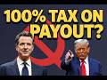 California THEFT! Gavin Newsom Vows "100% Tax" on Any Trump Anti-Weaponization Fund Payout