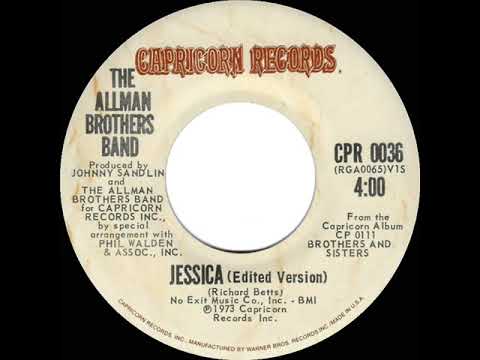 1974 Allman Brothers Band - Jessica (instrumental--single edit)