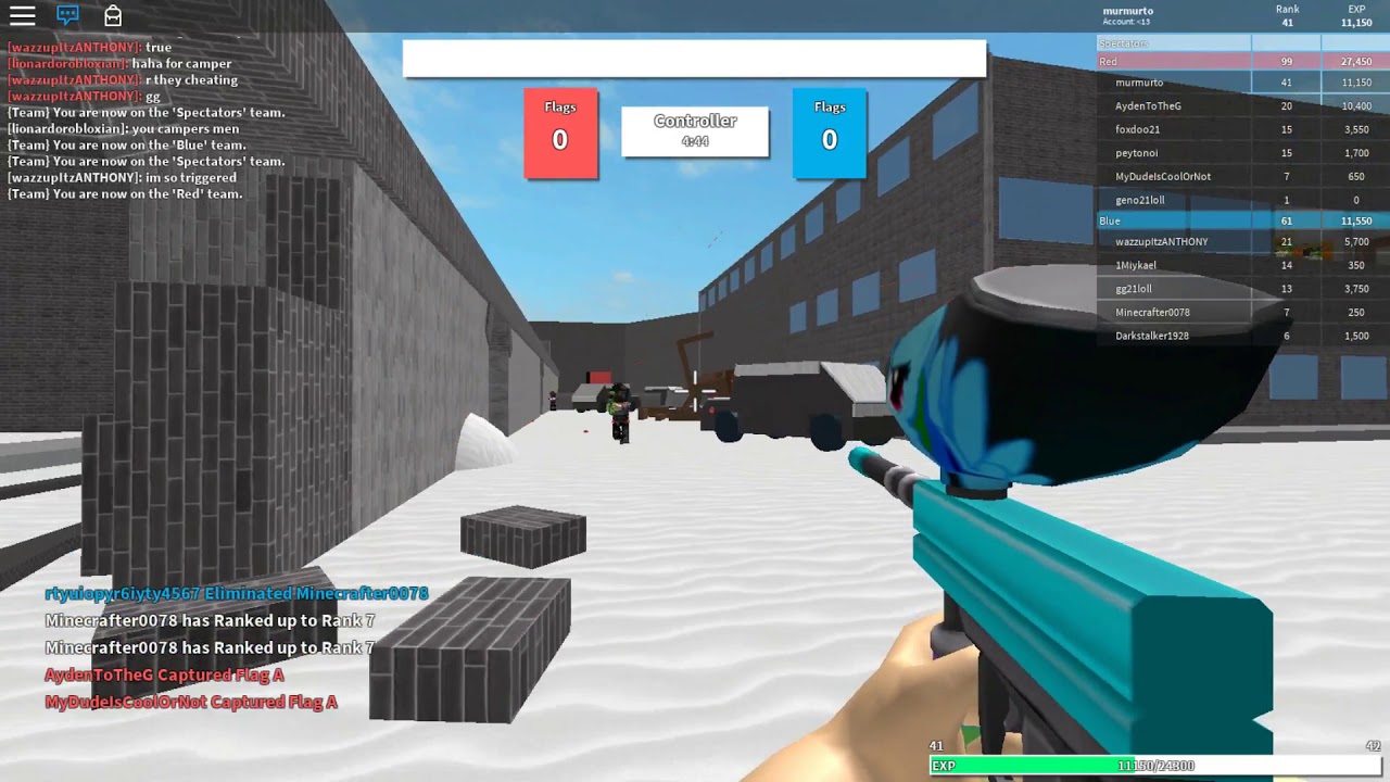 Roblox Paintball Frenzy! YouTube