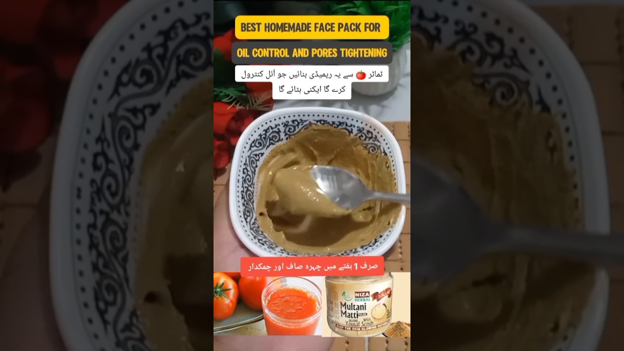 best homemade face pack for open pores, oily and acne prone skin # ...