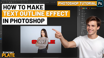 How To Make Text Outline Effect In Photoshop Video
