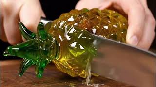 Transparent Fruit Jelly Cutting Compilation