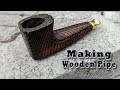 #ShortVideo Making Wooden Pipe - Woodworking #Shorts