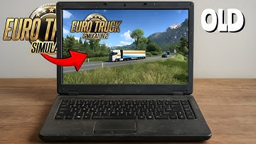 Testing the ETS 2 Demo on a 15-Year-Old Laptop