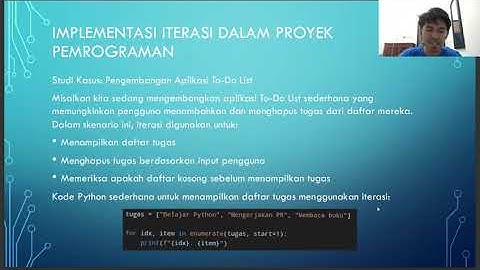 TUTORIAL PENGULANGAN/LOOPING