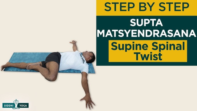 Supine cross-leg spinal twist