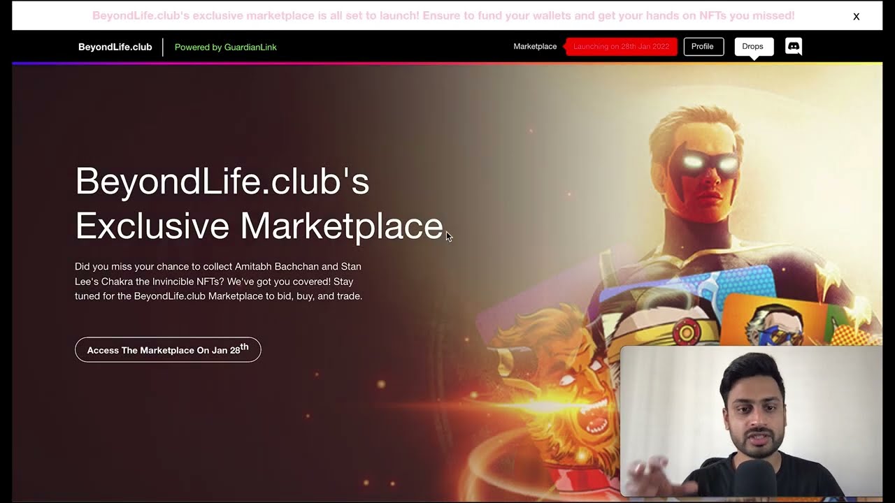 BeyondLife.club NFT Marketplace Review | Amitabh Bachchan NFTs | Chakra  NFTs | Part 1 - YouTube