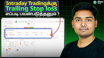 How to use Trailing stop loss for Intraday trading? Is Trailing stop loss better than Stop loss?