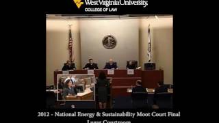 2012 Energy and Sustainability Moot Court Competition Final