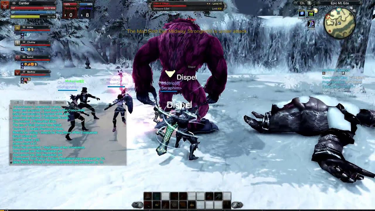 RaiderZ Epic Mt.Eda (Priest event)