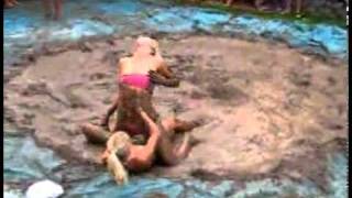 Hot Girls Mud Wrestling Video