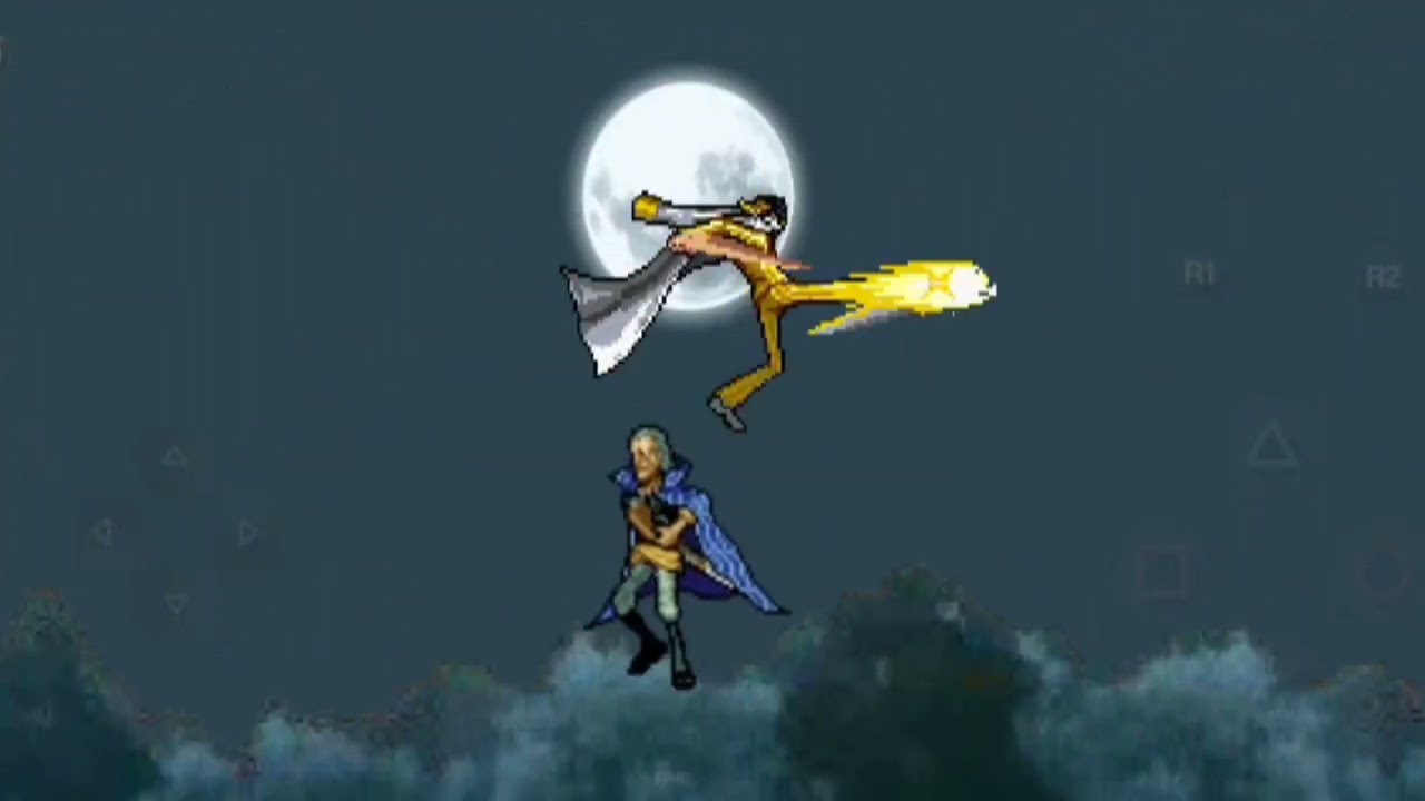 Best Anime Crossover One Piece Android Mobile Game Offline Mugen | Benn Backman vs Kizaru Gameplay