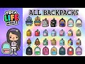 ALL SECRET BACKPACKS / BAGS in TOCA LIFE WORLD | TOCA BOCA | NecoLawPie