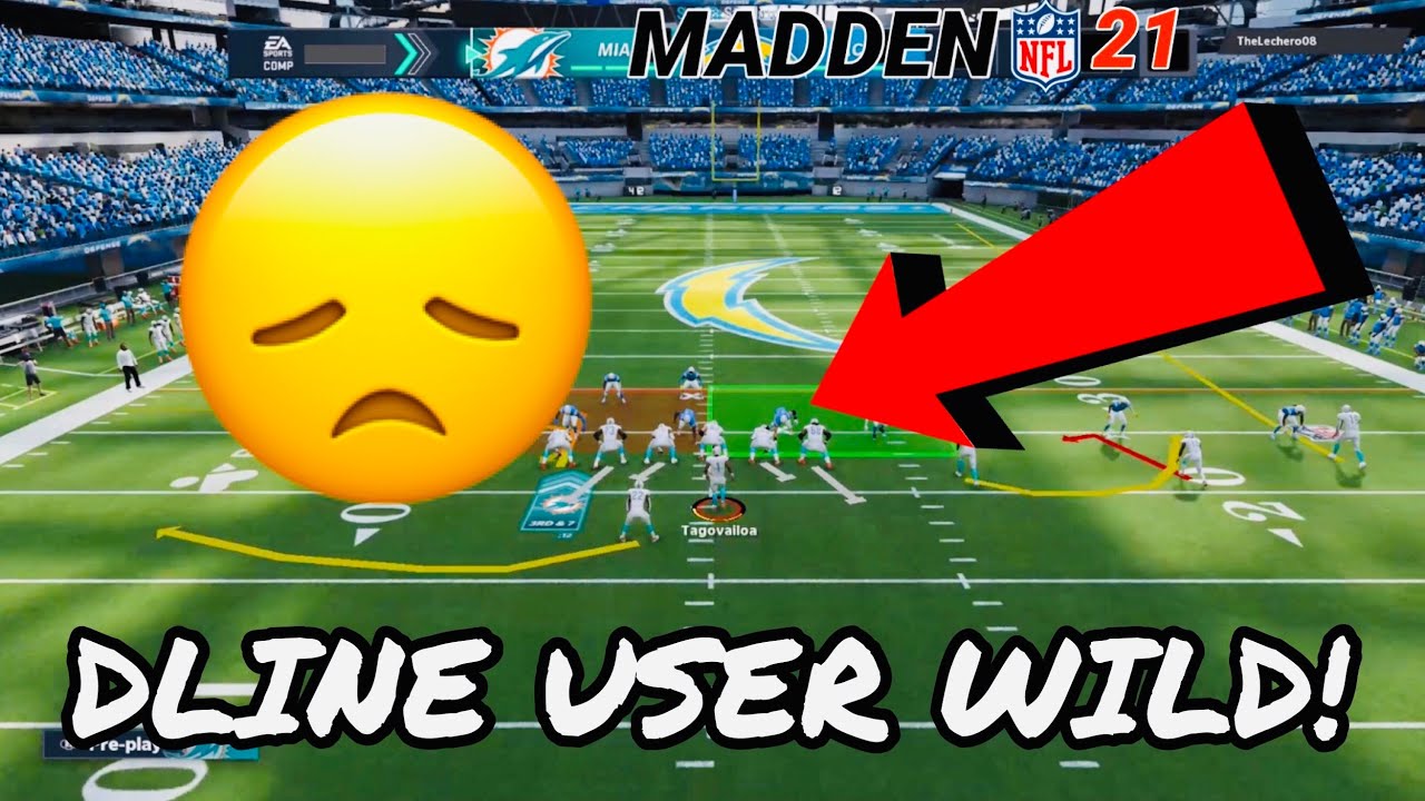 MADDEN 21 DUDE DLINE USER SKILLS IS THE BEST DLINE USER IVE SEEN RUN AWAY IF YOU SEE THIS| TMQ 