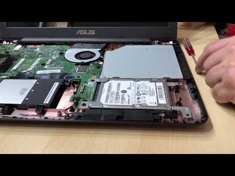 Asus F554L come smontare per sostituzione Hard Disk o SSD