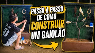 Como construir um gaiolão para calopsita e outros pássaros