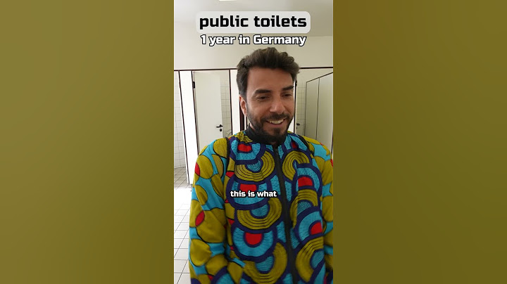 1 day vs 10 years in Germany | Public Toilets 🚻
