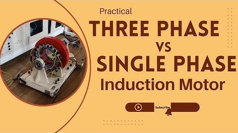 Difference between Three phase & Single phase Induction Motor